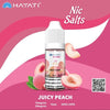 Hayati Pro Max 10ml Nic Salt E-Liquid - Pack of 10 Juicy Peach Flavour - UKVaper