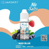 Hayati Pro Max 10ml Nic Salt E-Liquid - Pack of 10 Mad Blue Flavour - UKVaper