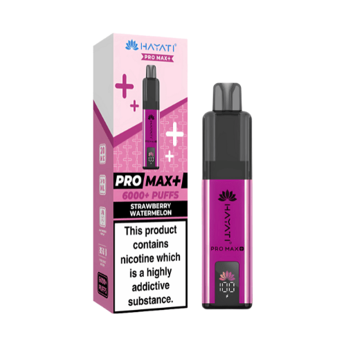 Hayati Pro Max Plus 6000 Disposable Vape Device 20mg , Strawberry Watermelon