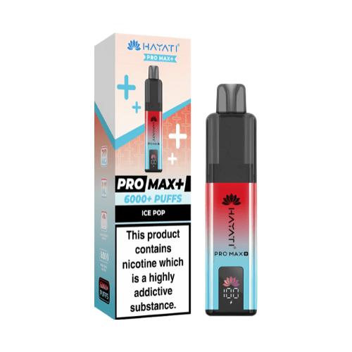 Hayati Pro Max Plus 6000 Disposable Vape Device 20mg , Ice Pop