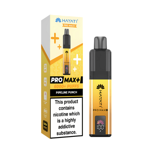 Hayati Pro Max Plus 6000 Disposable Vape Device 20mg , Pipeline Punch