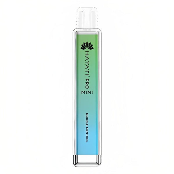 Hayati Pro Mini 600 Puffs Prefilled Device Box of 10, Double Menthol Flavor