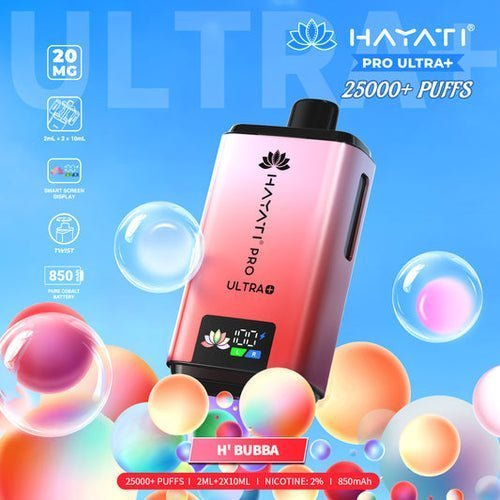 Hayati Pro Ultra Plus 25k Disposable Vape Box of 10 - Vape & Candy Wholesale