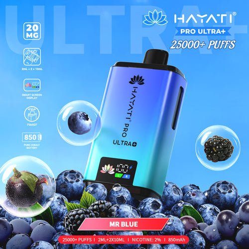 Hayati Pro Ultra Plus 25k Disposable Vape Box of 10 - Vape & Candy Wholesale