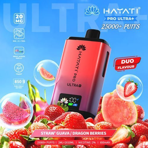 Hayati Pro Ultra Plus 25k Disposable Vape Box of 10 - Vape & Candy Wholesale