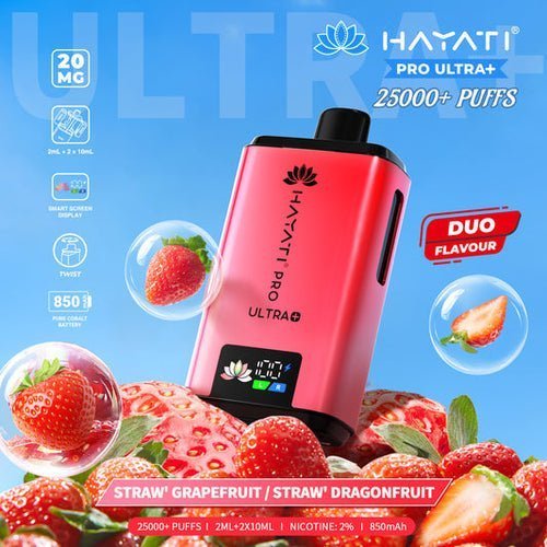 Hayati Pro Ultra Plus 25k Disposable Vape Box of 10 - Vape & Candy Wholesale