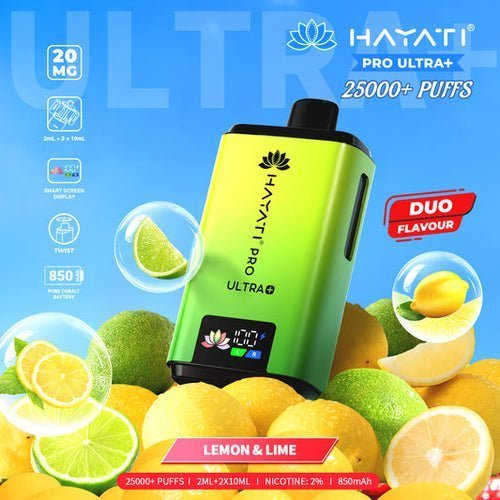 Hayati Pro Ultra Plus 25k Disposable Vape Box of 10 - Vape & Candy Wholesale