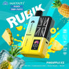 Hayati Rubik 7000 Puffs Pre Filled Vape Kit Pack of 5, Pineapple Ice Flavor