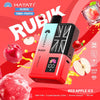 Hayati Rubik 7000 Puffs Pre Filled Vape Kit Pack of 5, Red Apple Ice Flavor