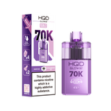 HQD Glow Air 70000 Prefilled Pod Vape Kit, Grape GB Flavor