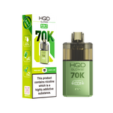 HQD Glow Air 70000 Prefilled Pod Vape Kit, Lemon Lime Flavor