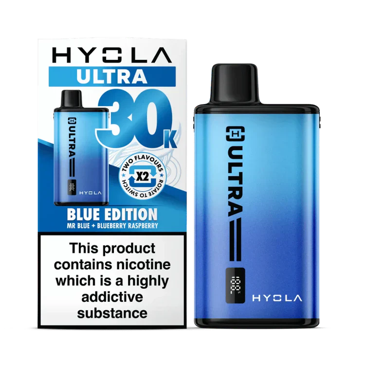 Hyola Ultra 30000 Puffs Prefilled Vape Pod Kit 20MG, Blue Edition