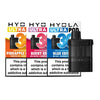 Hyola Ultra 30000 Puffs Prefilled Vape Pods Pack of 5,Pineapple, Berry, Blue Edition