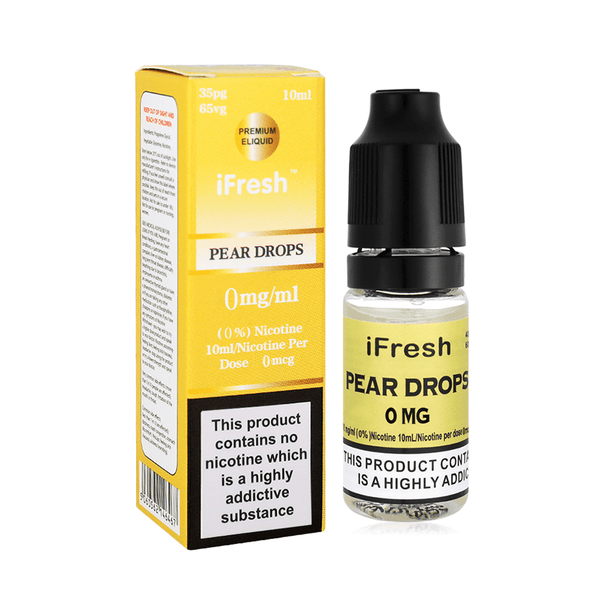 iFresh 10ml Nic Salt E-Liquid, Pack of 10, Pear Drops Flavor
