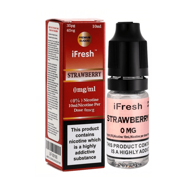 iFresh 10ml Nic Salt E-Liquid, Pack of 10, Strawberry Flavor