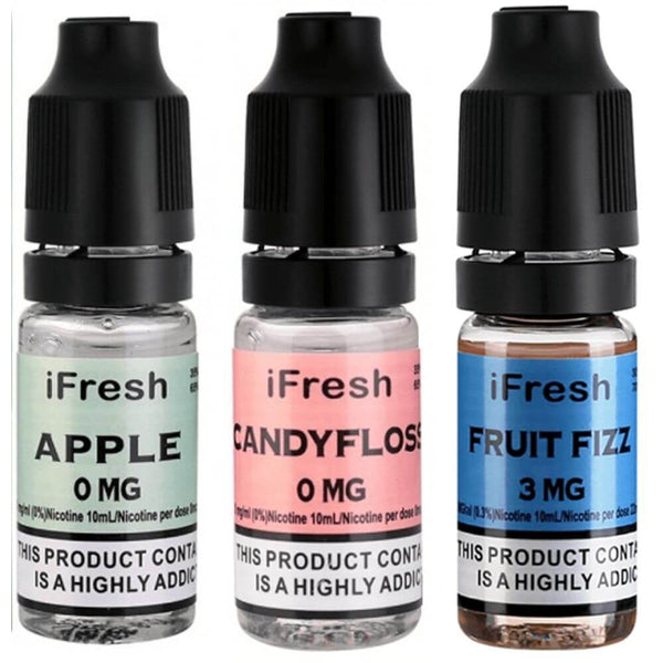 iFresh 10ml Nic Salt E-Liquid, Pack of 10 UK Vaper