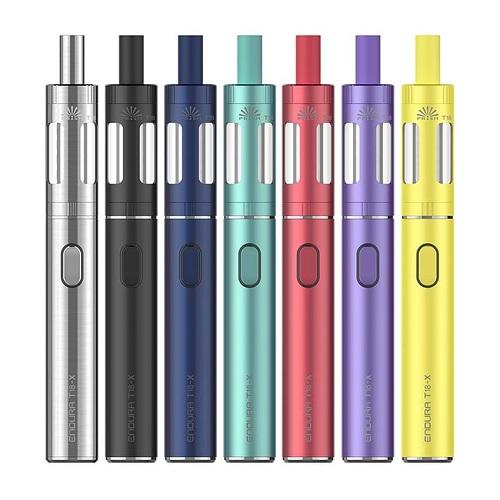 Innokin Endura T18-X Vape kit, Available Colours Black, Teal, Violet, Yellow, Navy Blue, Stainless Steel AndCrimson Colours