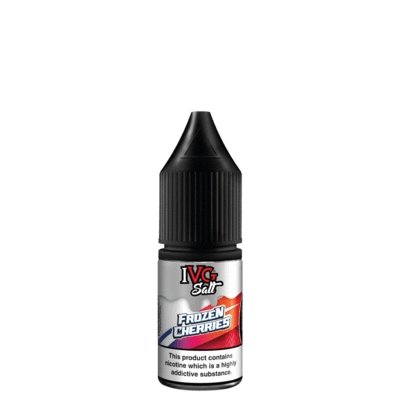 IVG 10ml Nic Salt E-Liquid, Pack of 10, Frozen Cherries Flavor
