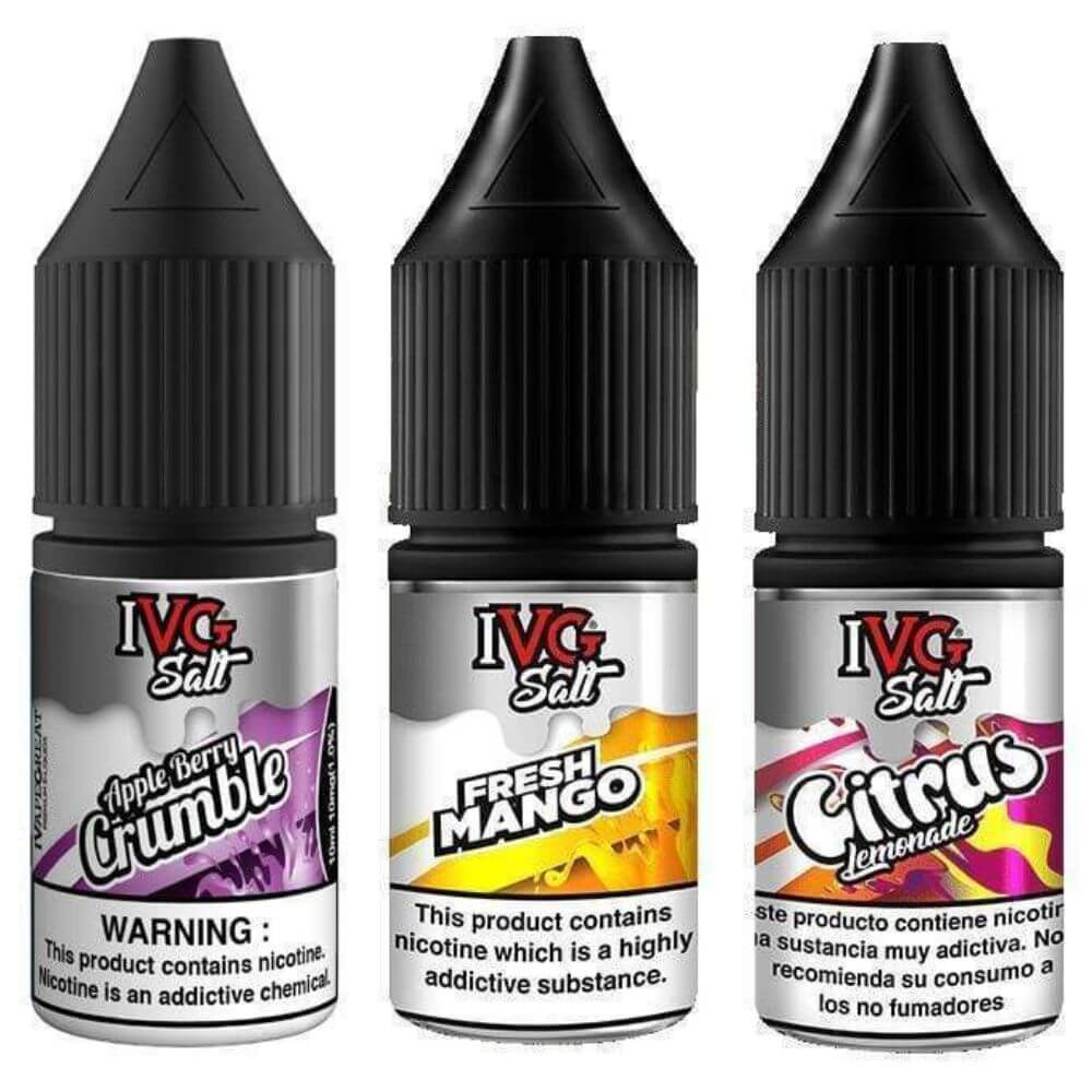 IVG 10ml Nic Salt E-Liquid, Pack of 10, UK Vaper