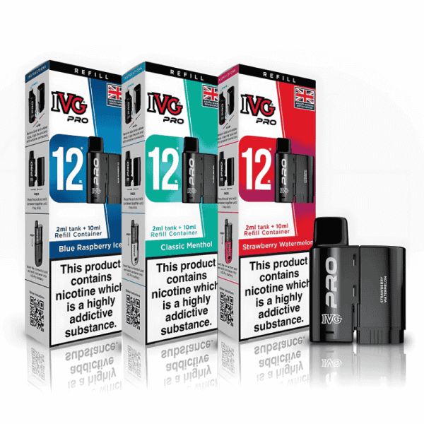 IVG Pro 12 Prefilled Pods - Box of 5