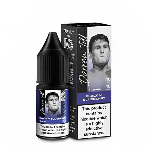 IVG Salt 10ml Nic Salt E Liquid by Darren Pack of 10, Black Blueberry Flavor