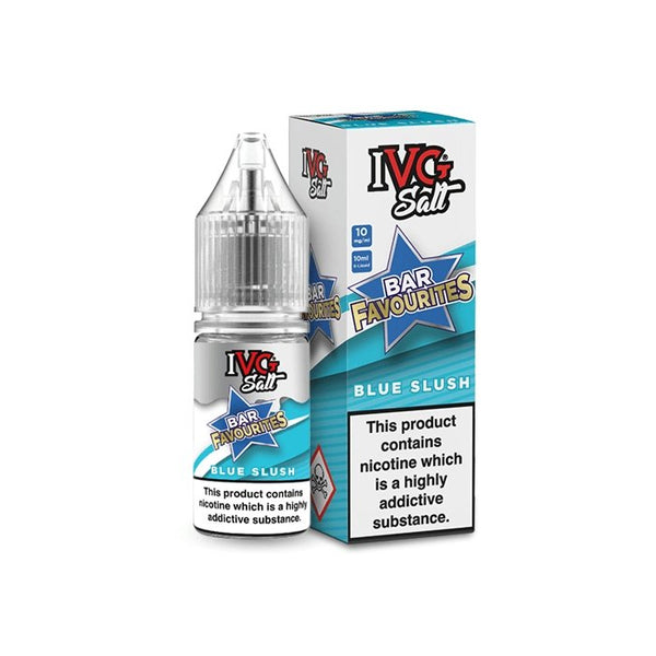 IVG Salts 10ml IVG Bar Favourites Pack of 10, Blue Slush Flavor