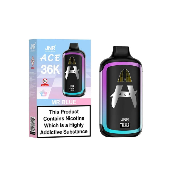 JNR Ace 36K Puffs Prefilled Pod Kit-Box of 5
