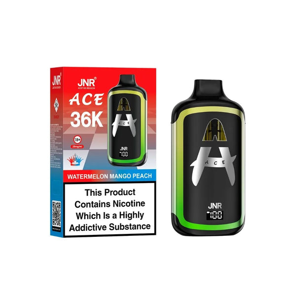 JNR Ace 36K Puffs Prefilled Pod Kit-Box of 5