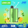 JNR Aurora 30K Puffs Prefilled Pod Vape Kit Box of 5, Lemon Lime Flavor