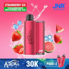 JNR Aurora 30K Puffs Prefilled Pod Vape Kit Box of 5, Strawberry Ice Flavor