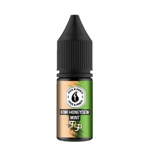 Juice N' Power 10ml Nic Salt E Liquid, Pack of 10, Kiwi Honeydew Mint Flavor