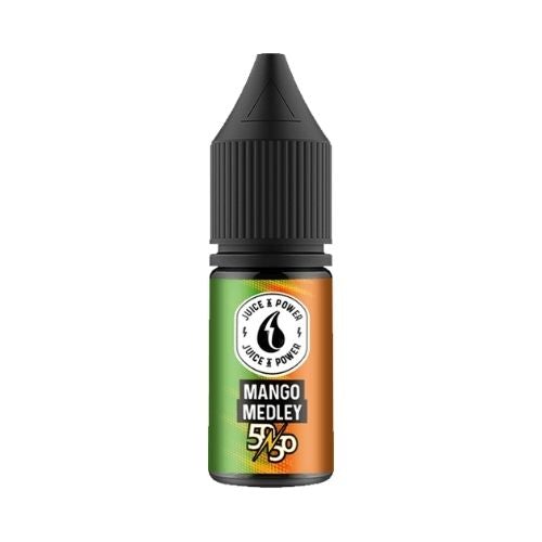 Juice N' Power 10ml Nic Salt E Liquid, Pack of 10, Mango Medley Flavor