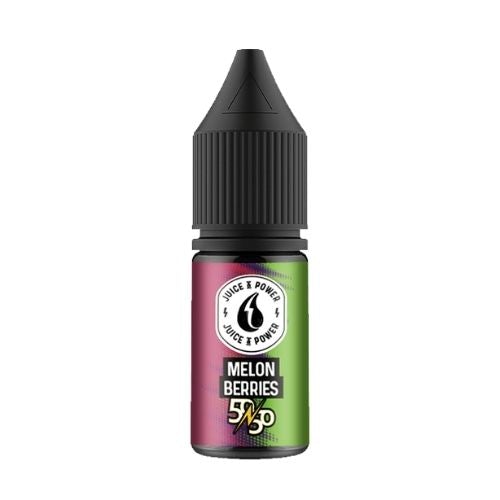 Juice N' Power 10ml Nic Salt E Liquid, Pack of 10, Melon Berries Flavor