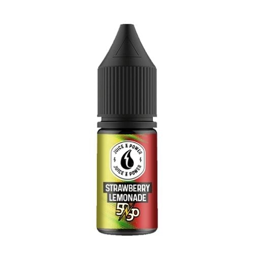 Juice N' Power 10ml Nic Salt E Liquid, Pack of 10, Strawberry Lemonade Flavor