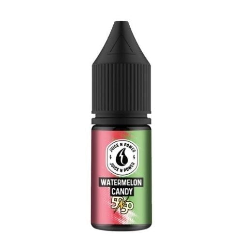 Juice N' Power 10ml Nic Salt E Liquid, Pack of 10, Watermelon Candy Flavor
