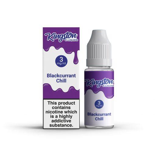 Kingston 10ml Nic Salt E Liquid Pack of 10, Black Currant Chill Flavor