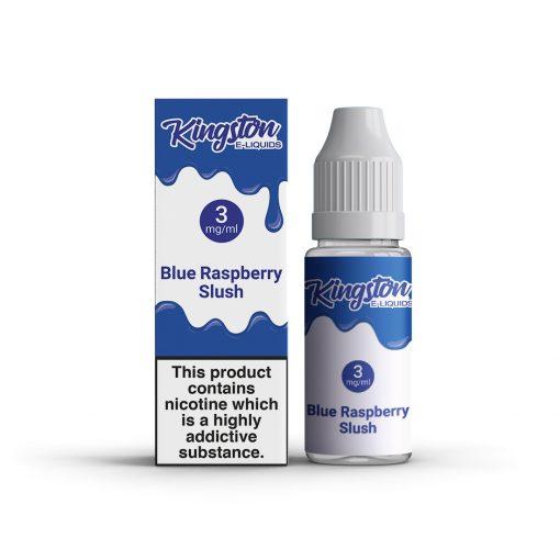 Kingston 10ml Nic Salt E Liquid Pack of 10, Blue Raspberry Slush Flavor