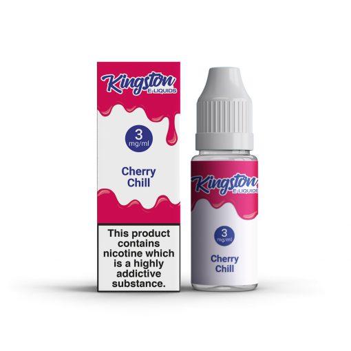 Kingston 10ml Nic Salt E Liquid Pack of 10, Cherry Chll Flavor