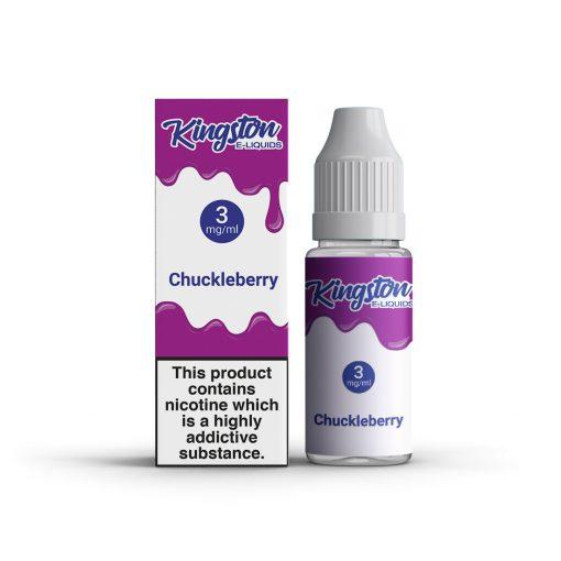 Kingston 10ml Nic Salt E Liquid Pack of 10, Chuckleberry Flavor