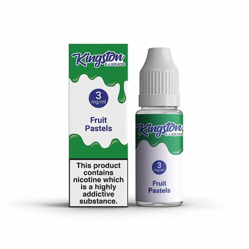 Kingston 10ml Nic Salt E Liquid Pack of 10, Fruit Pastels Flavor
