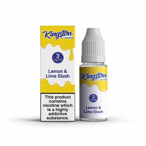 Kingston 10ml Nic Salt E Liquid Pack of 10, Lemon Lime Slush Flavor