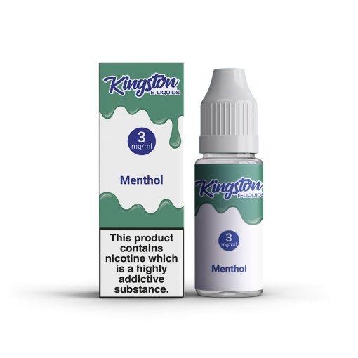 Kingston 10ml Nic Salt E Liquid Pack of 10, Menthol Flavor