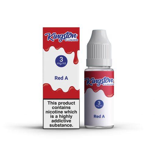 Kingston 10ml Nic Salt E Liquid Pack of 10, Red A Flavor