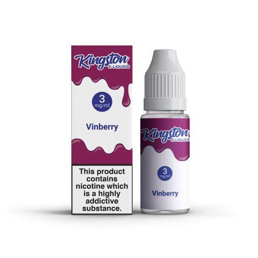 Kingston 10ml Nic Salt E Liquid Pack of 10, Vinberry Flavor