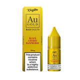Kingston Au Gold Nic Salt E Liquid, Pack of 10, Black Cherr Raspberry Flavor
