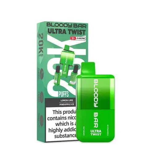 Bloody Bar Ultra-Twist 20K Disposable Vape Kit-Box of 5