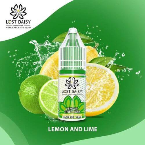 Lost Daisy 5000 Bar Salt 10ml Box of 10, Lemon Lime Flavor