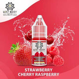 Lost Daisy 5000 Bar Salt 10ml Box of 10, Strawberry Cherry Raspberry Flavor