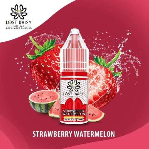 Lost Daisy 5000 Bar Salt 10ml Box of 10, Strawberry Watermelon Flavor