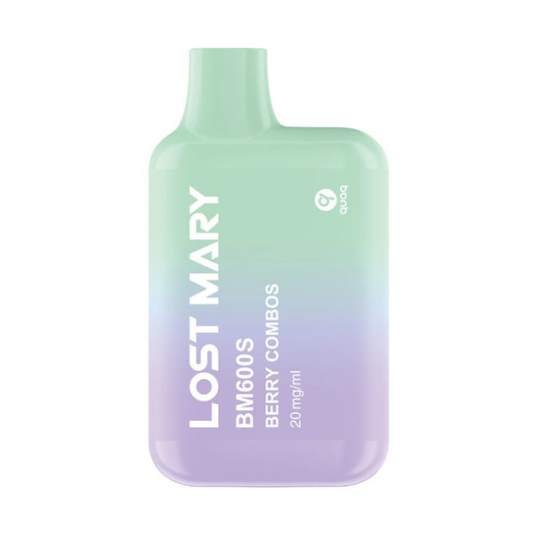 Lost Mary BM600S Prefilled Vape Puff Bar Pod Box of 10, Berry Combos Flavor